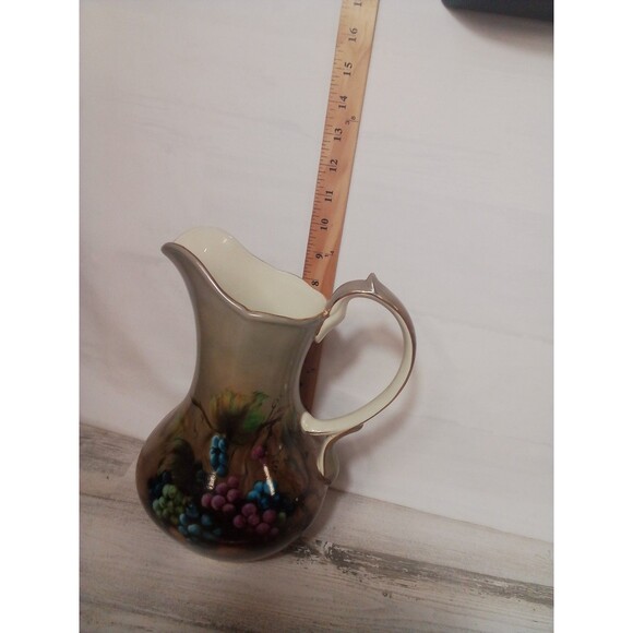 Vineyard Blessings By Lisa White Arts Uniq  Inc China Pitcher - Picture 8 of 16